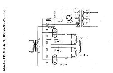 Telefunken-Ela V 304 1_Ela V 3050 ;20 Watt-1937.Amp preview